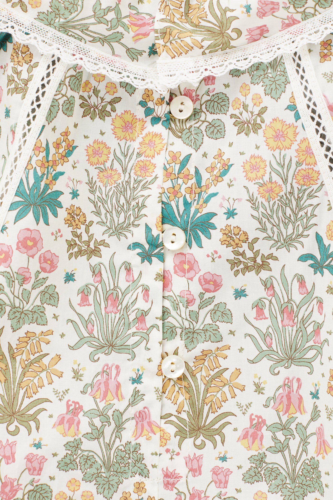 Jelly Romper Short Sleeve In Liberty Garden