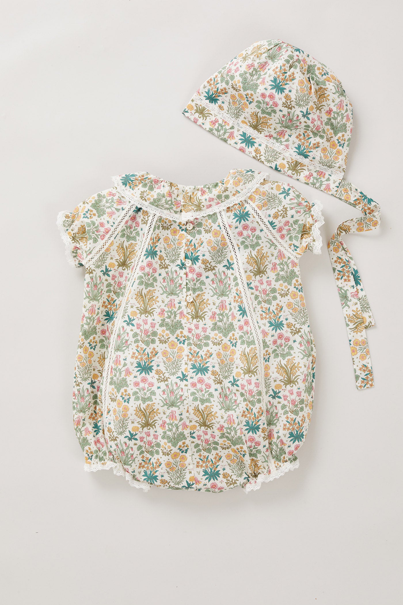 Jelly Romper Short Sleeve In Liberty Garden