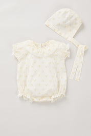 Jelly Romper In Yellow Flowers