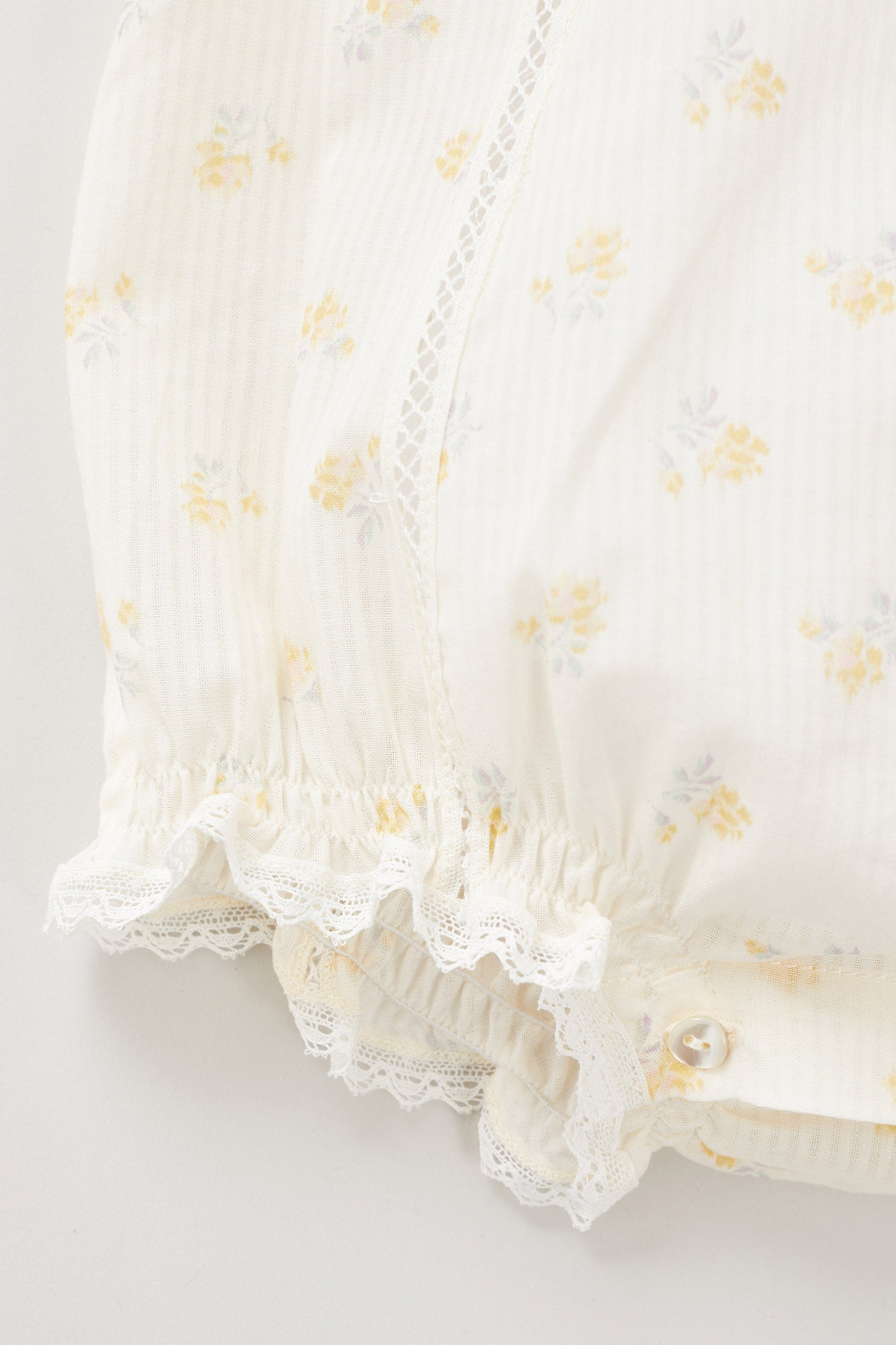 Jelly Romper In Yellow Flowers