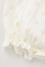 Jelly Romper In Yellow Flowers