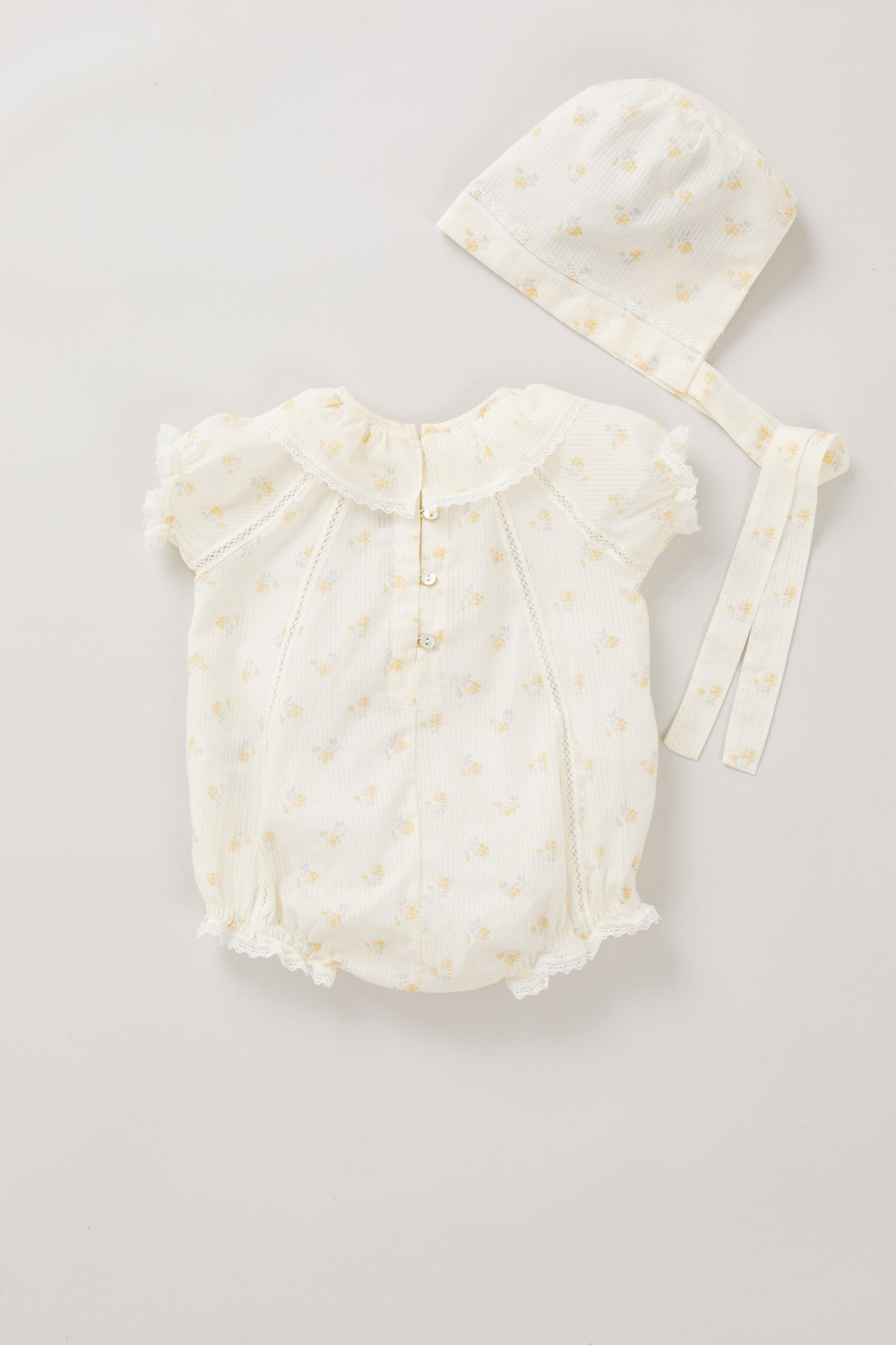 Jelly Romper In Yellow Flowers