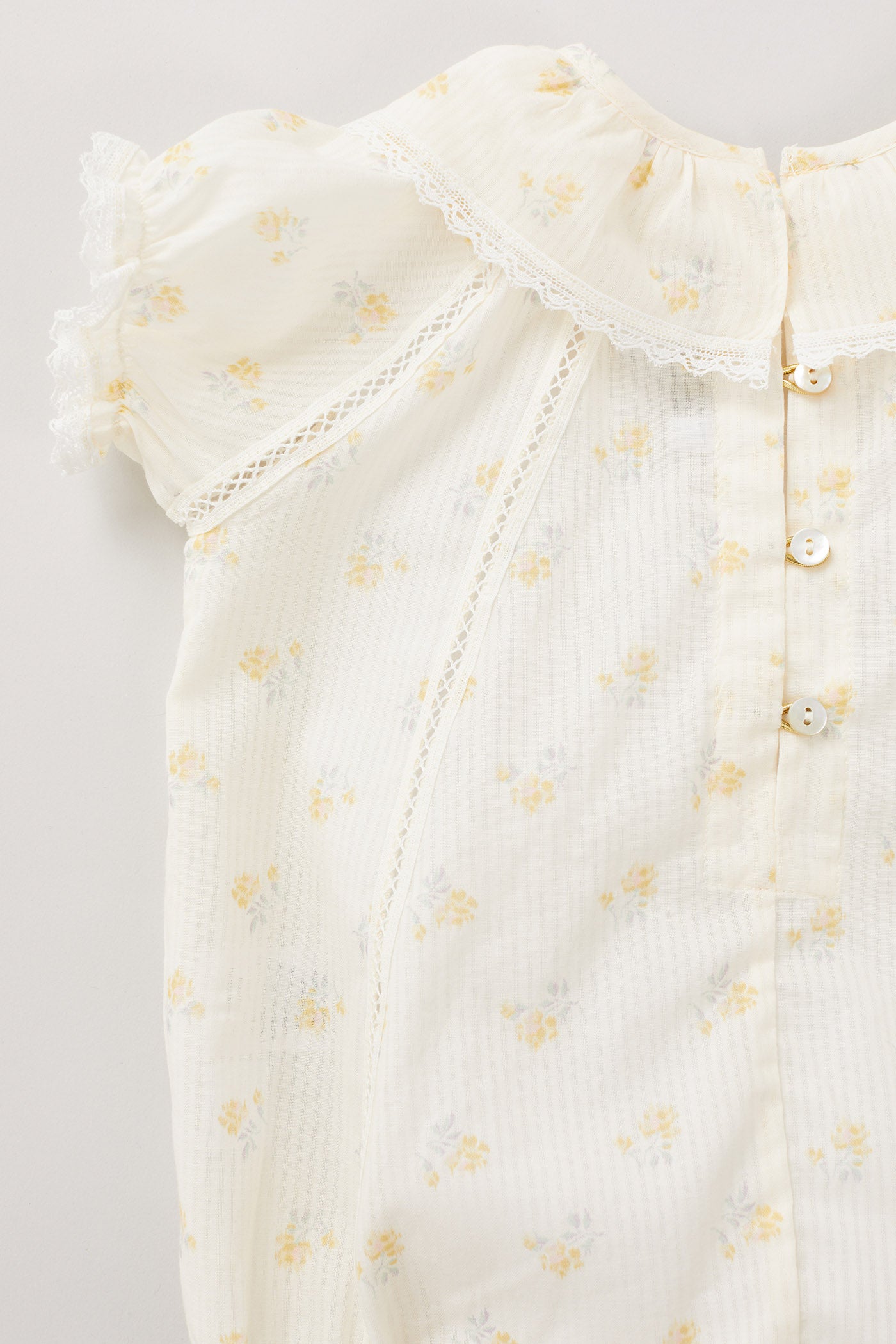 Jelly Romper In Yellow Flowers