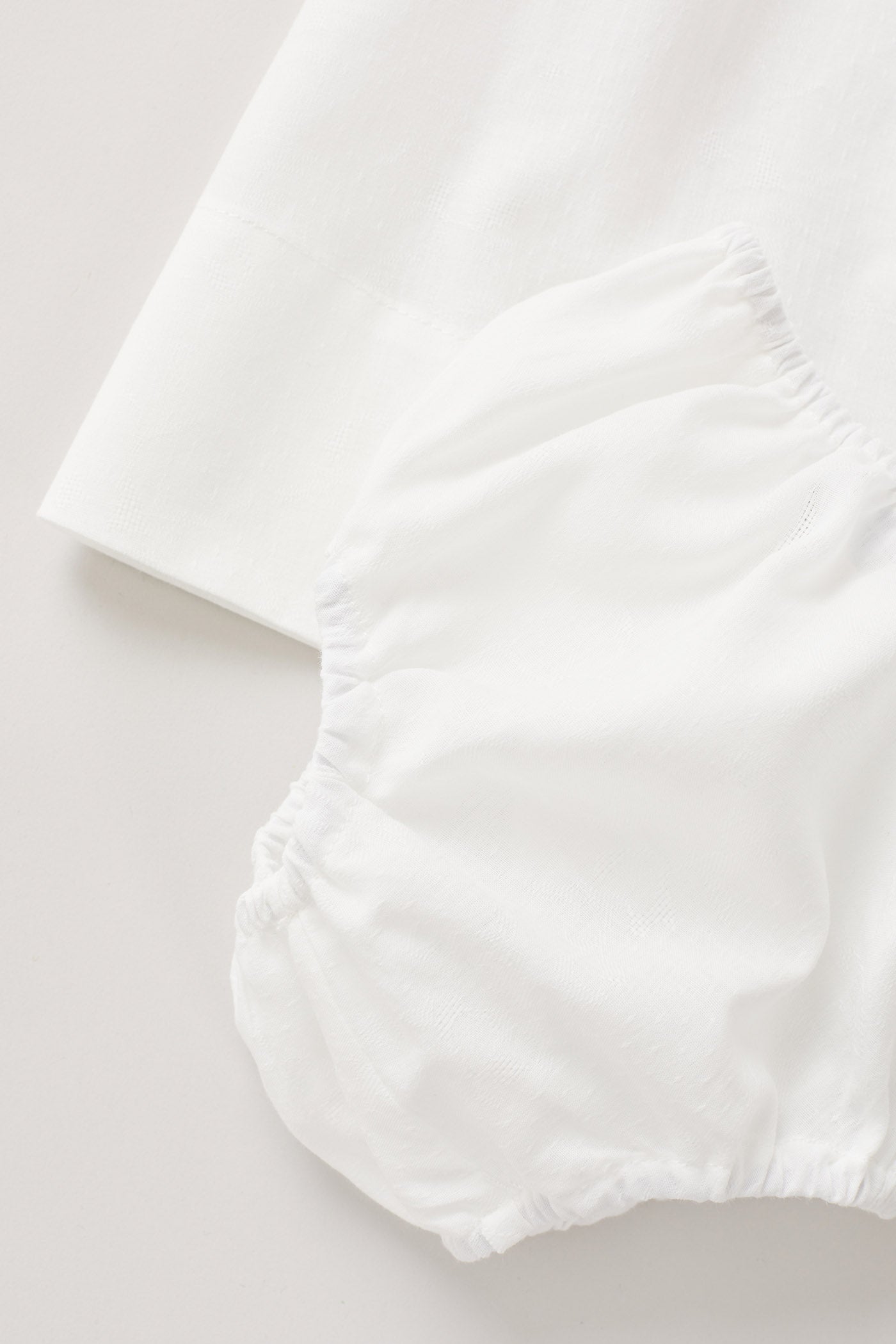 Baby Lullaby Dress In White Jacquard