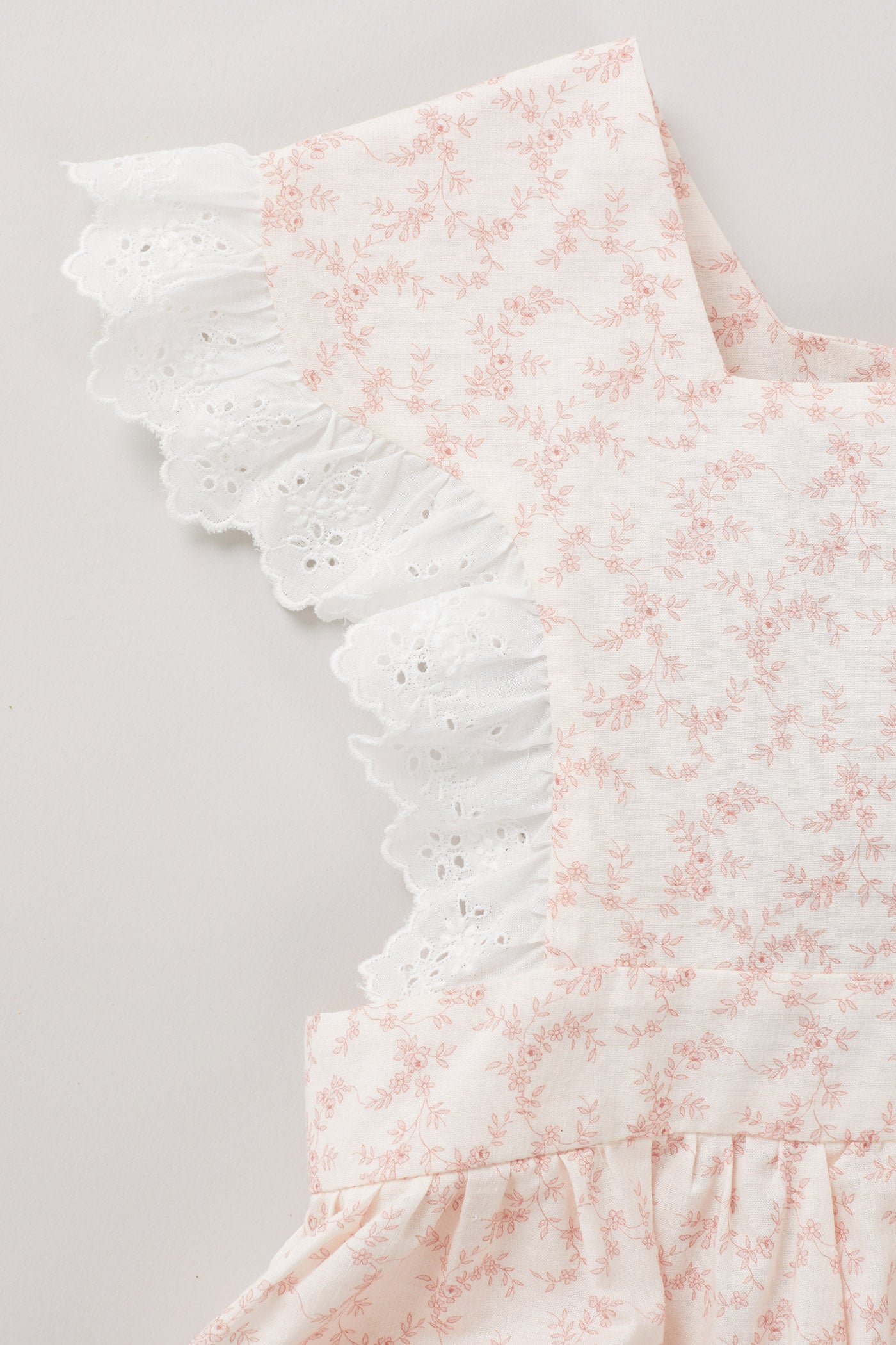 Muffin Romper in Rose Tinted Flowers