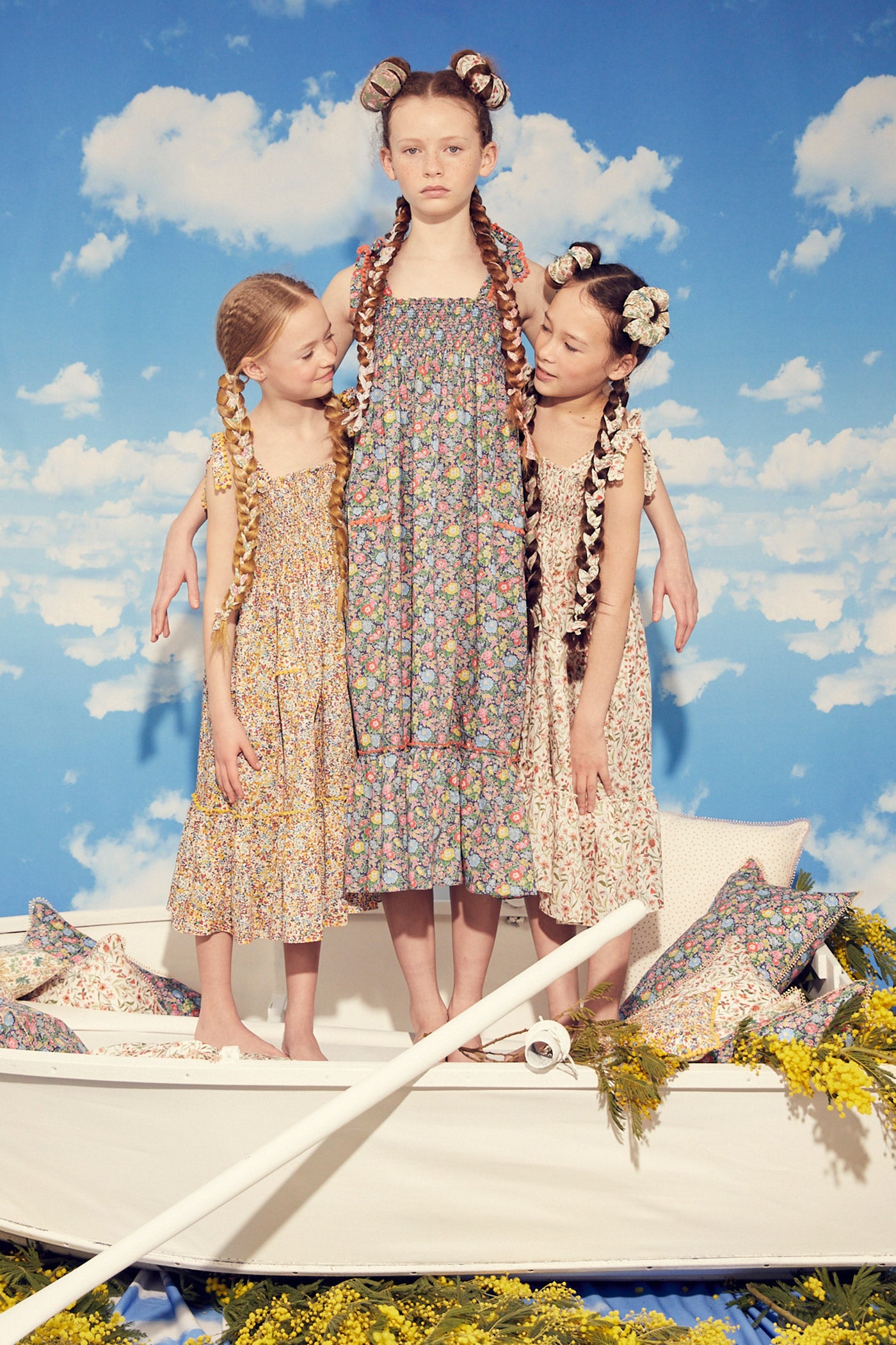 Bee Dress In Dream Bouquet Liberty Print