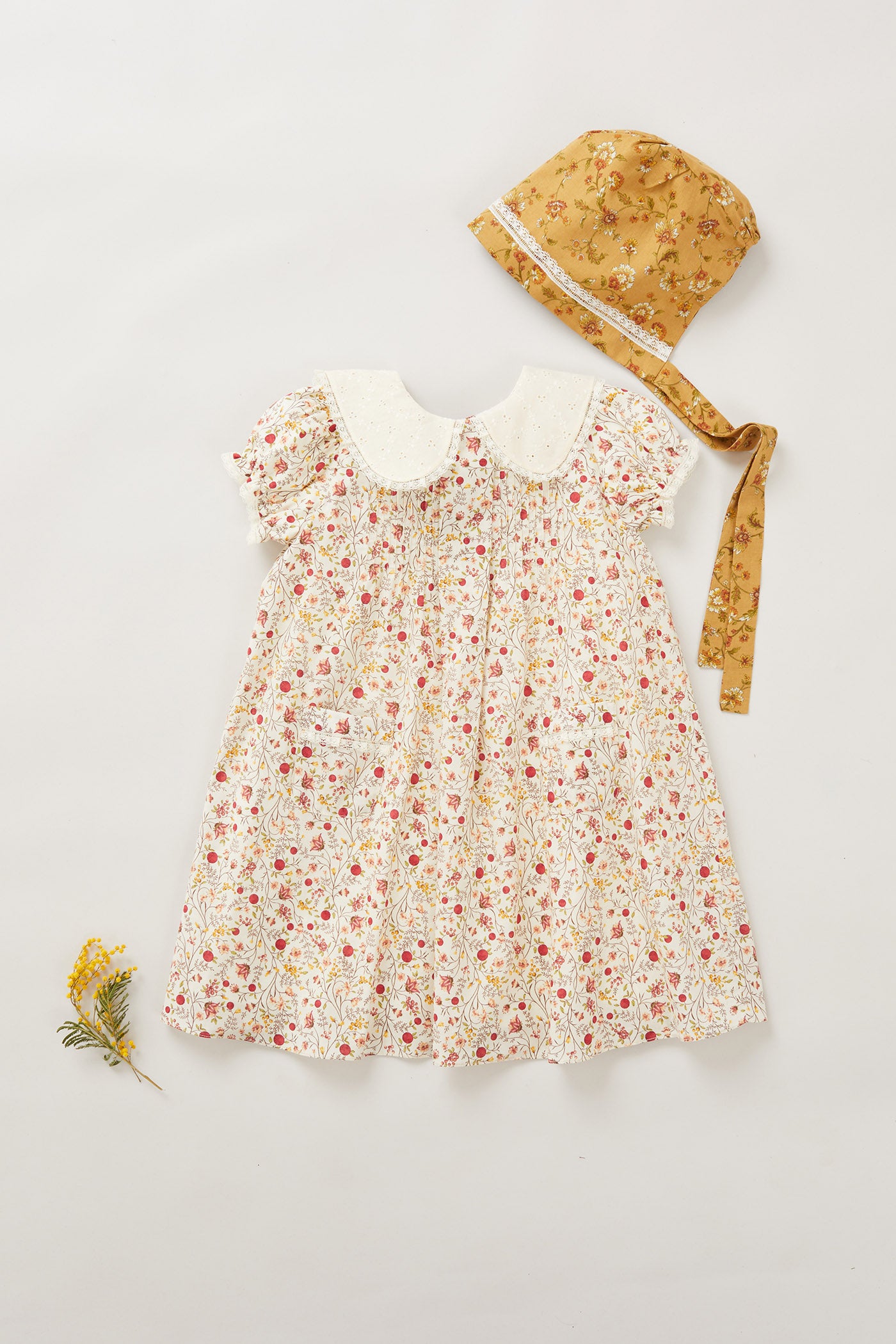 Bubble Dress in Spring Berries