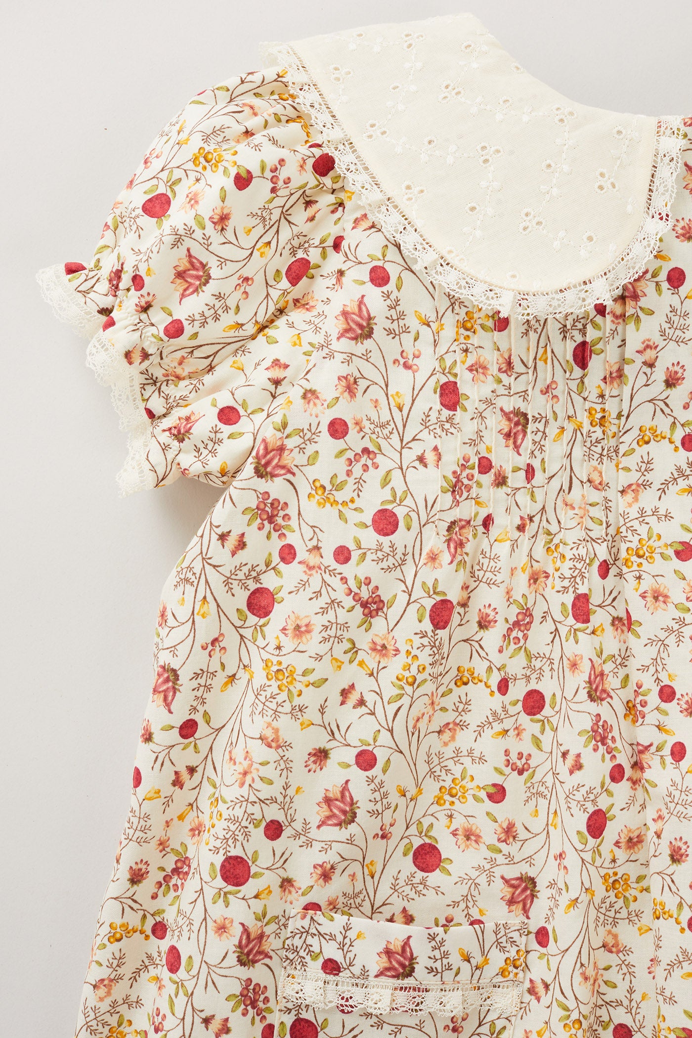 Bubble Dress in Spring Berries