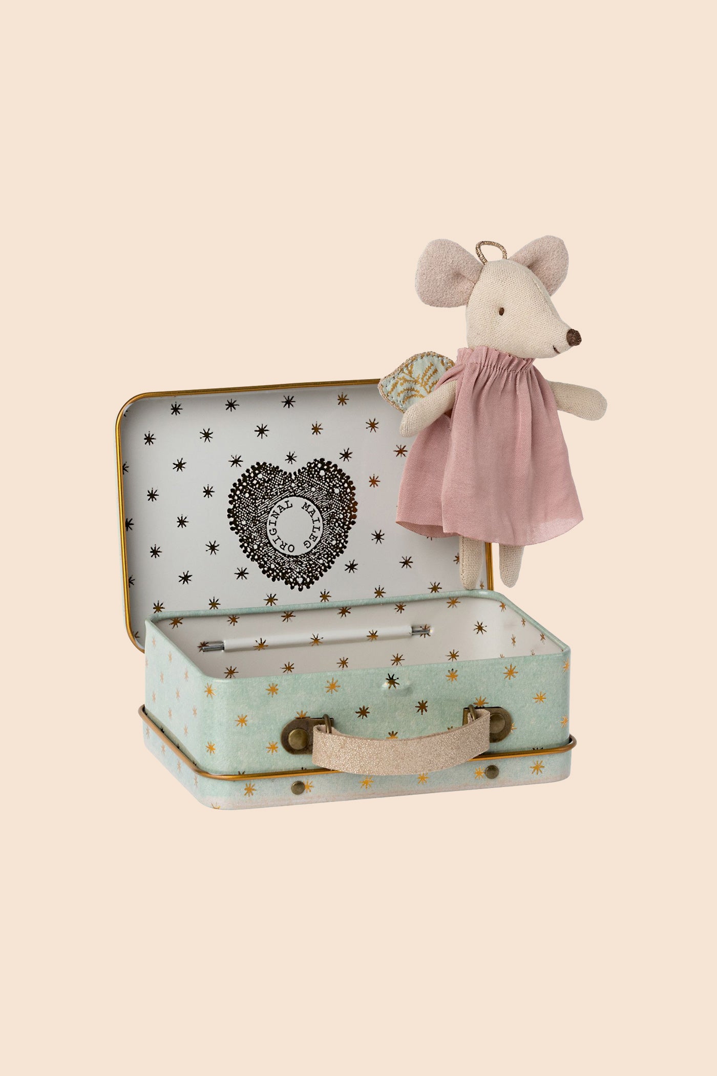 Maileg Angel Mouse In Suitcase