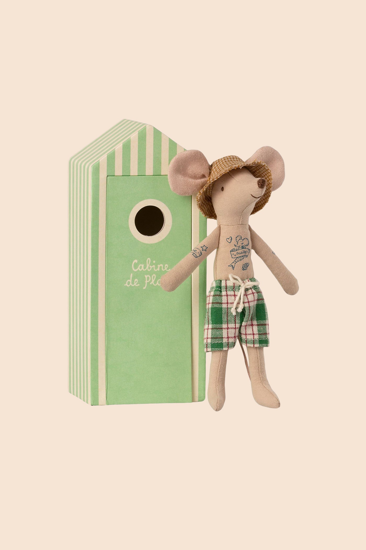 Maileg Beach Mice, Dad in Cabin de Plage
