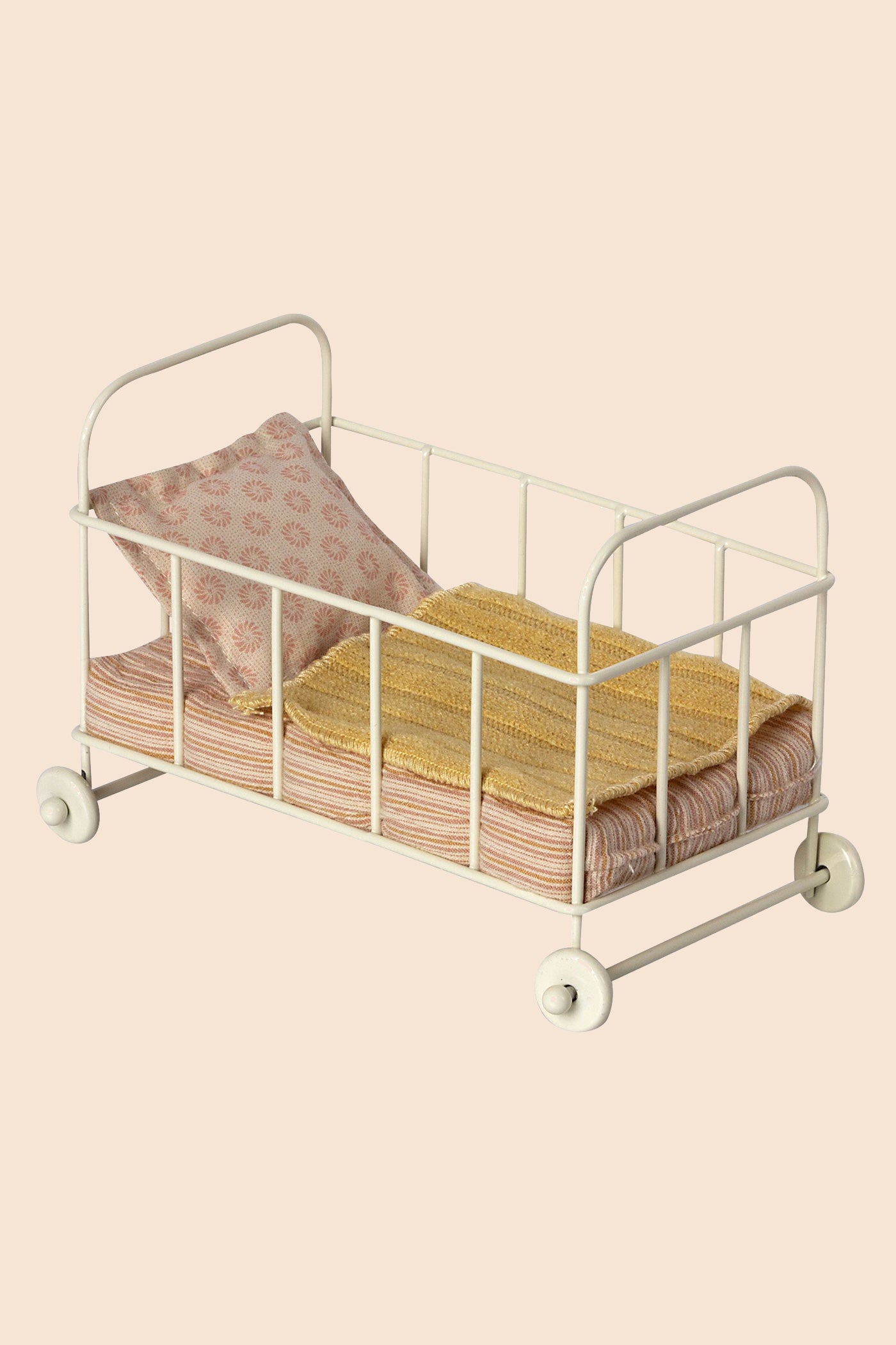 Maileg Cot Bed Micro - Rose