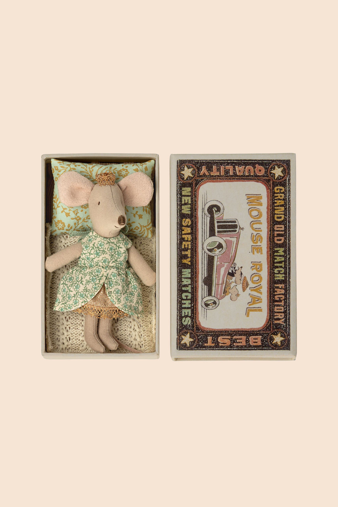 Maileg Princess Mouse Little Sister Match Box