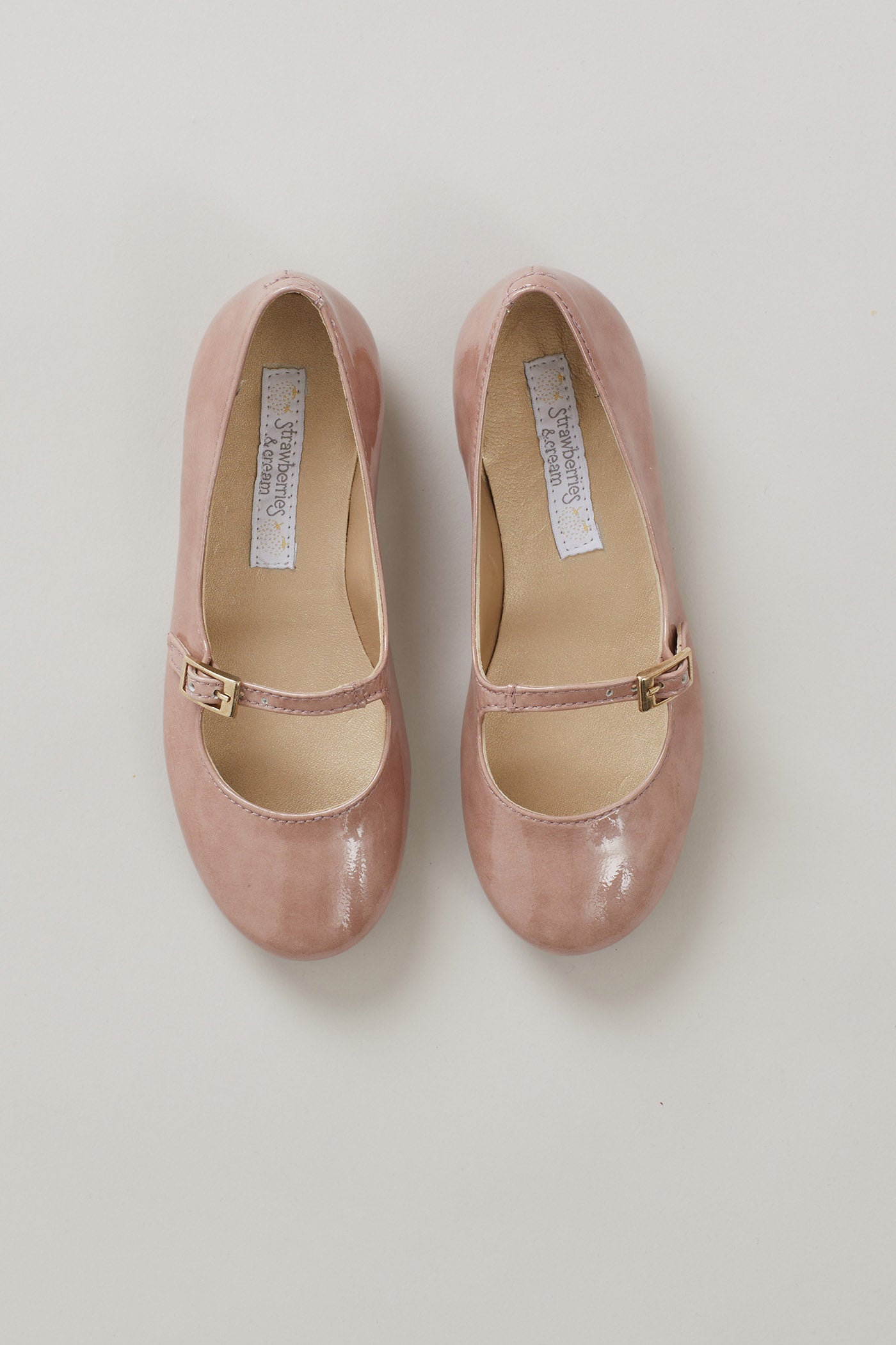 Mary Jane - Patent Leather Dusty Pink