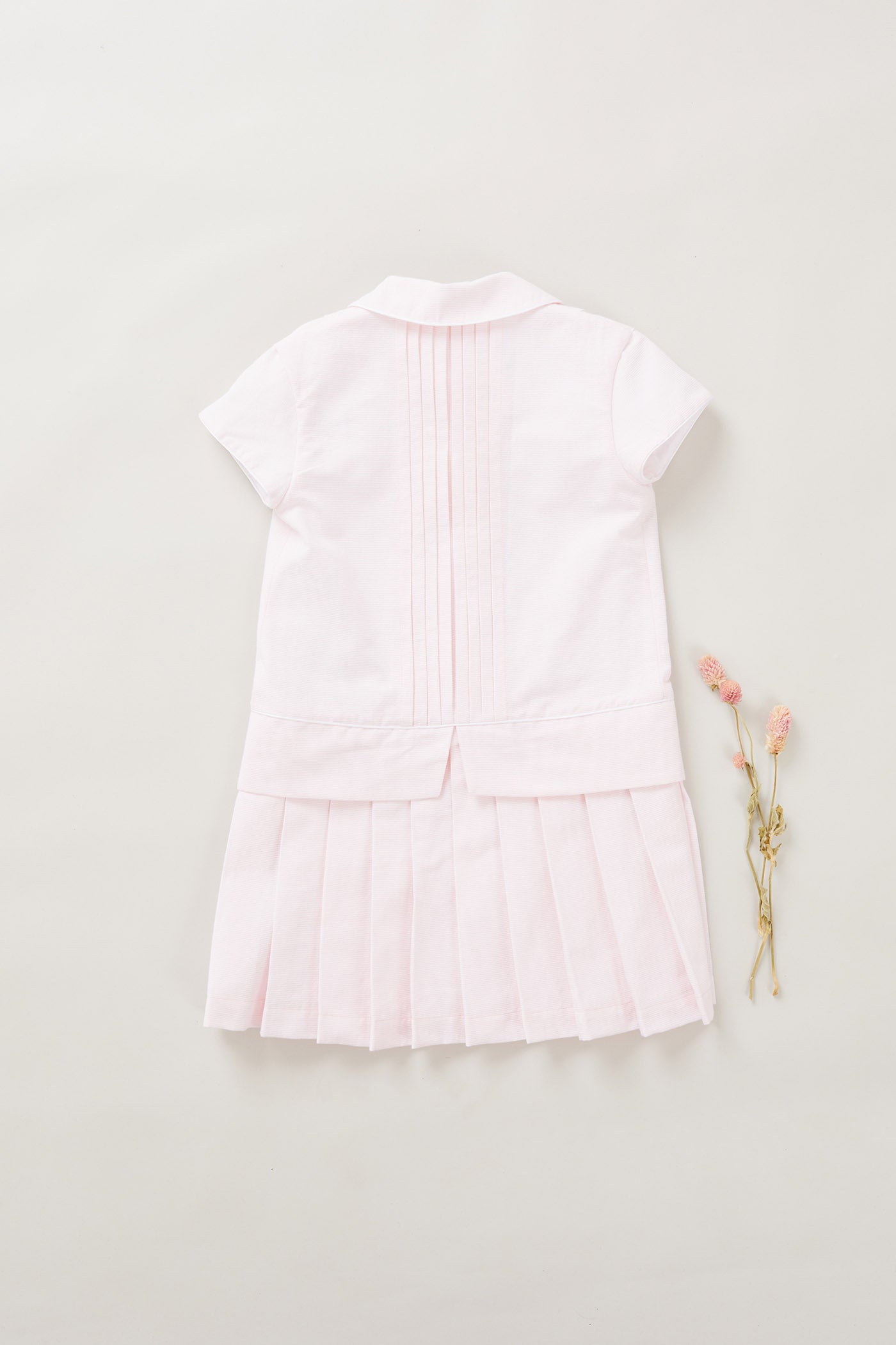 Pretzel Dress Plain Pink