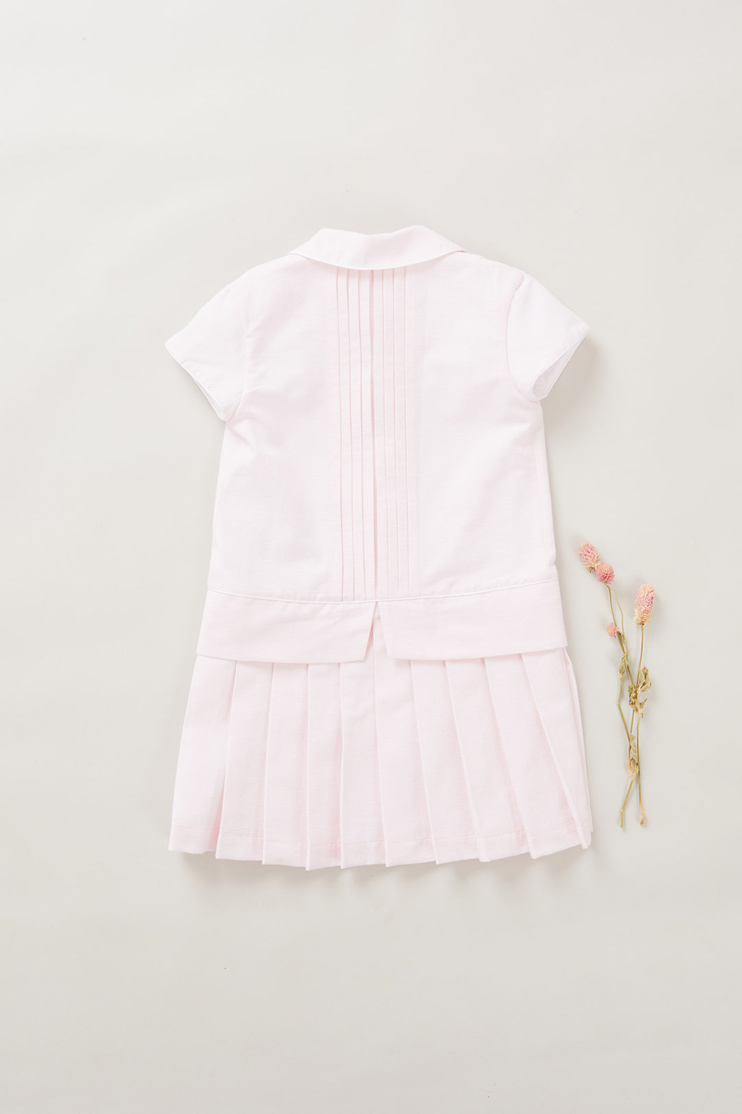 Pretzel Dress Plain Pink