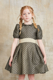Queen Dress In Hearts Jacquard