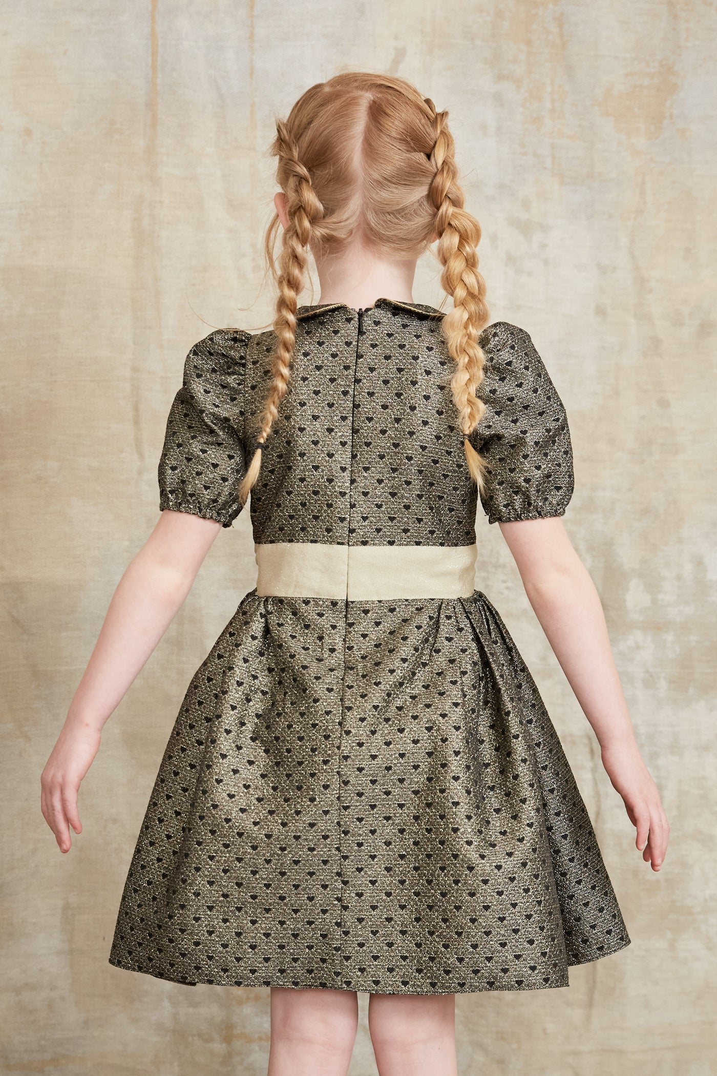 Queen Dress In Hearts Jacquard