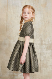 Queen Dress In Hearts Jacquard