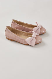 Ballerina Bow In Powder Pink Patent LeatherBallerina Bow In Powder Pink Patent Leather