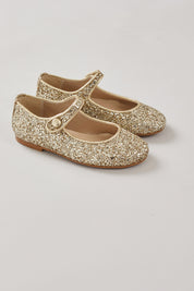 Mary Jane In Gold Glitter