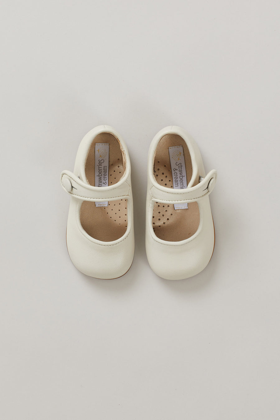 Baby Girl Shoes – Strawberries & Cream | The Big Raspberry Co. Ltd