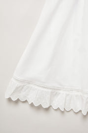 Milk Dress Soft White Jacquard