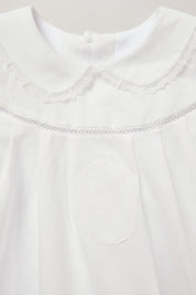 Milk Dress Soft White Jacquard