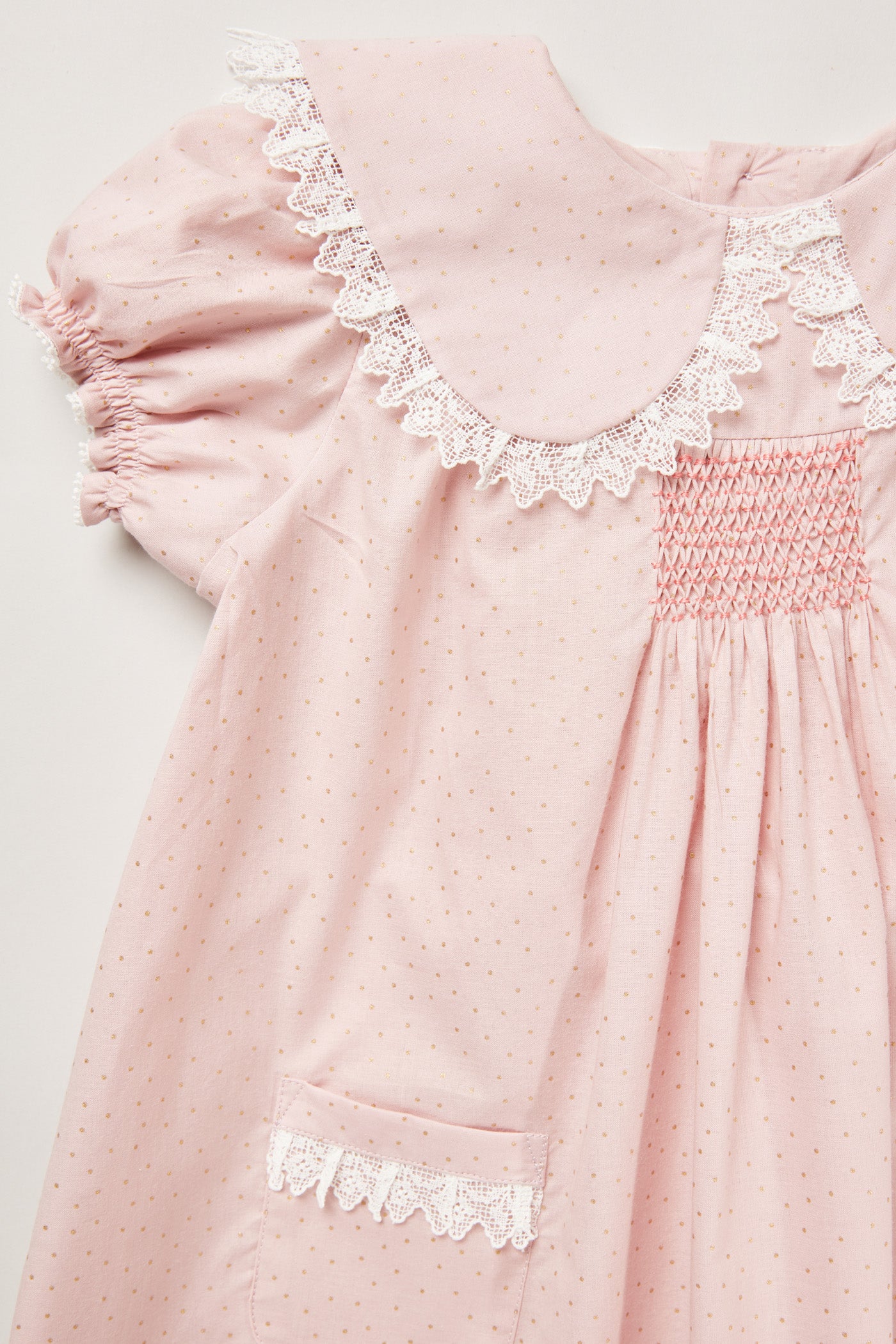 Popcorn Dress Dusty Pink