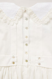 Baby Piano Dress White