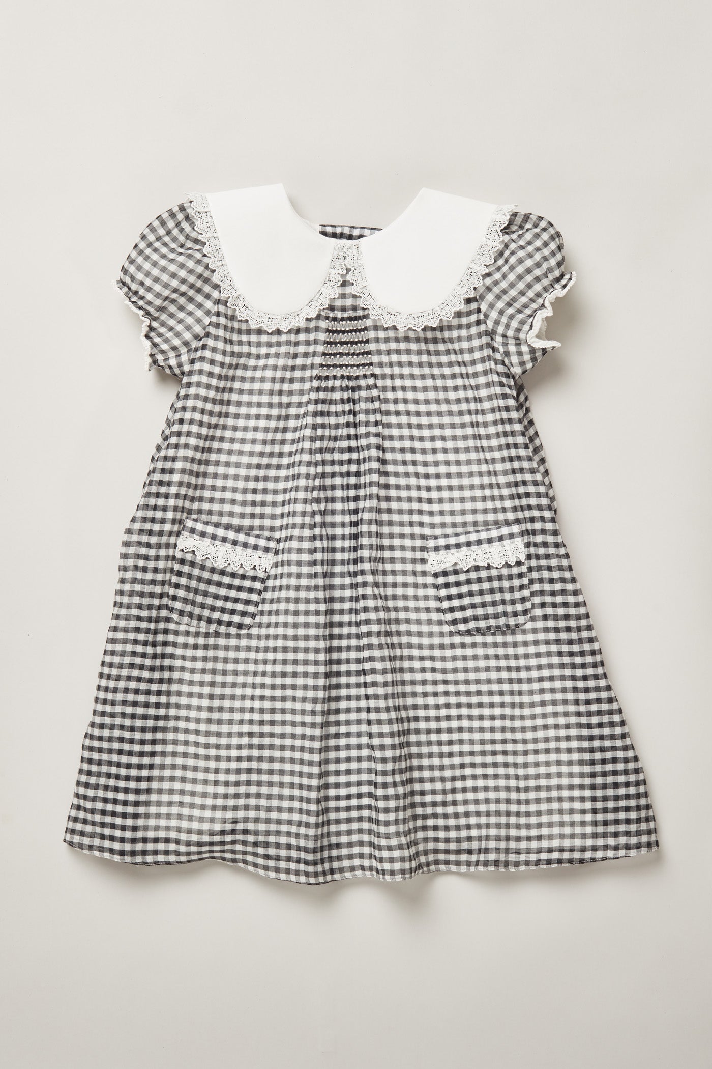 Baby Queen Check Popcorn Dress