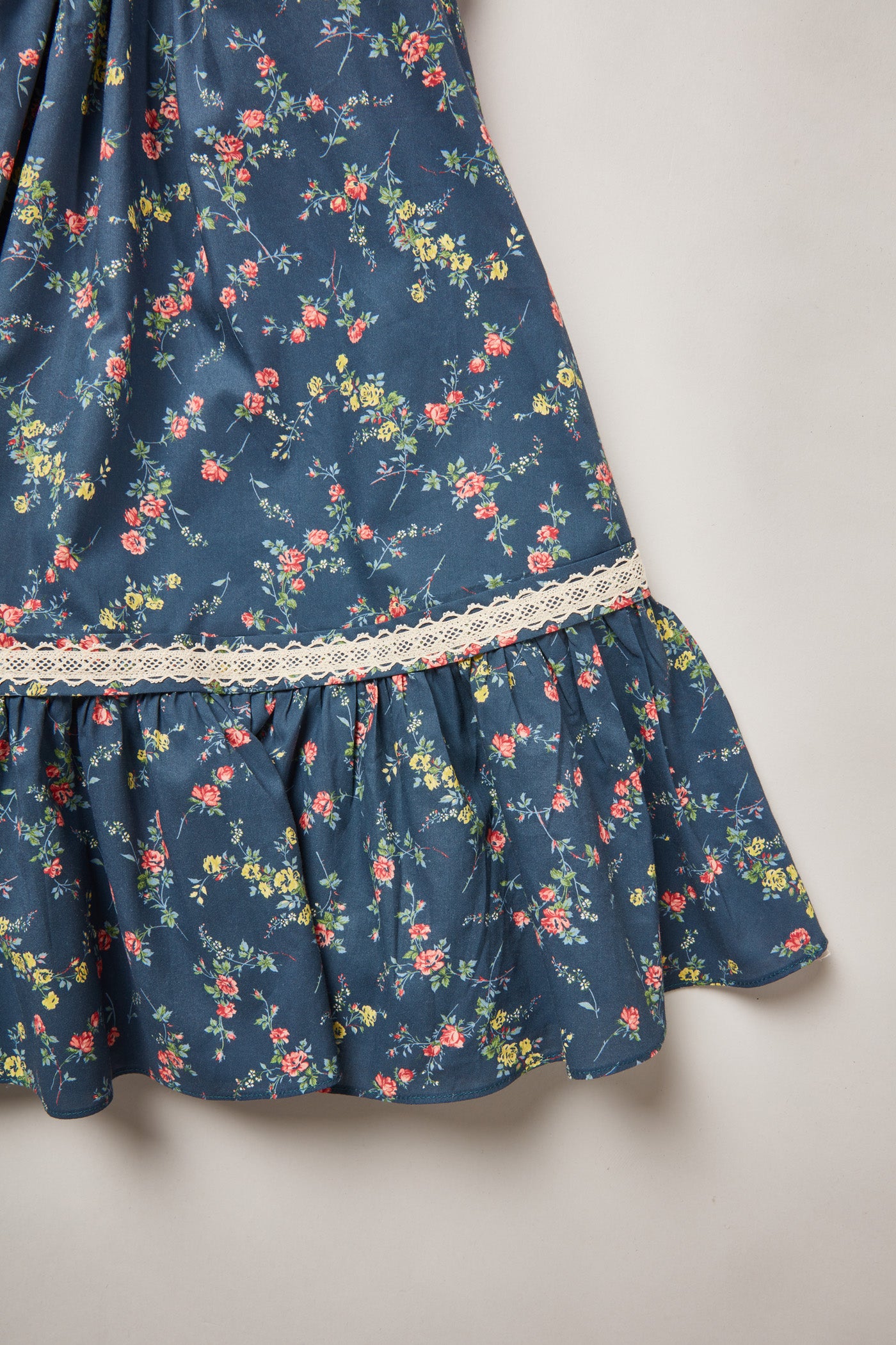 Plumcake Dress in Blue Rose Garden