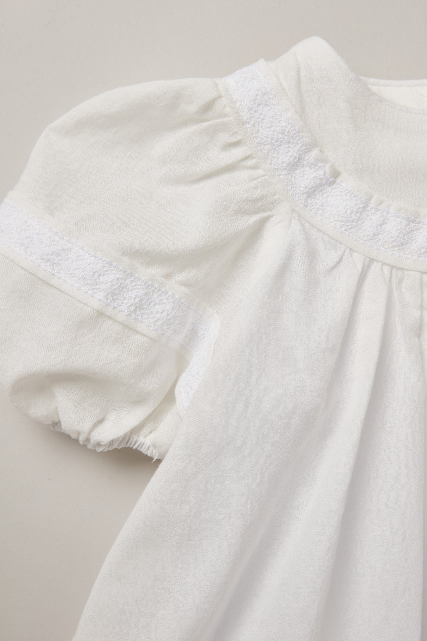 Baby Plumcake Dress in White