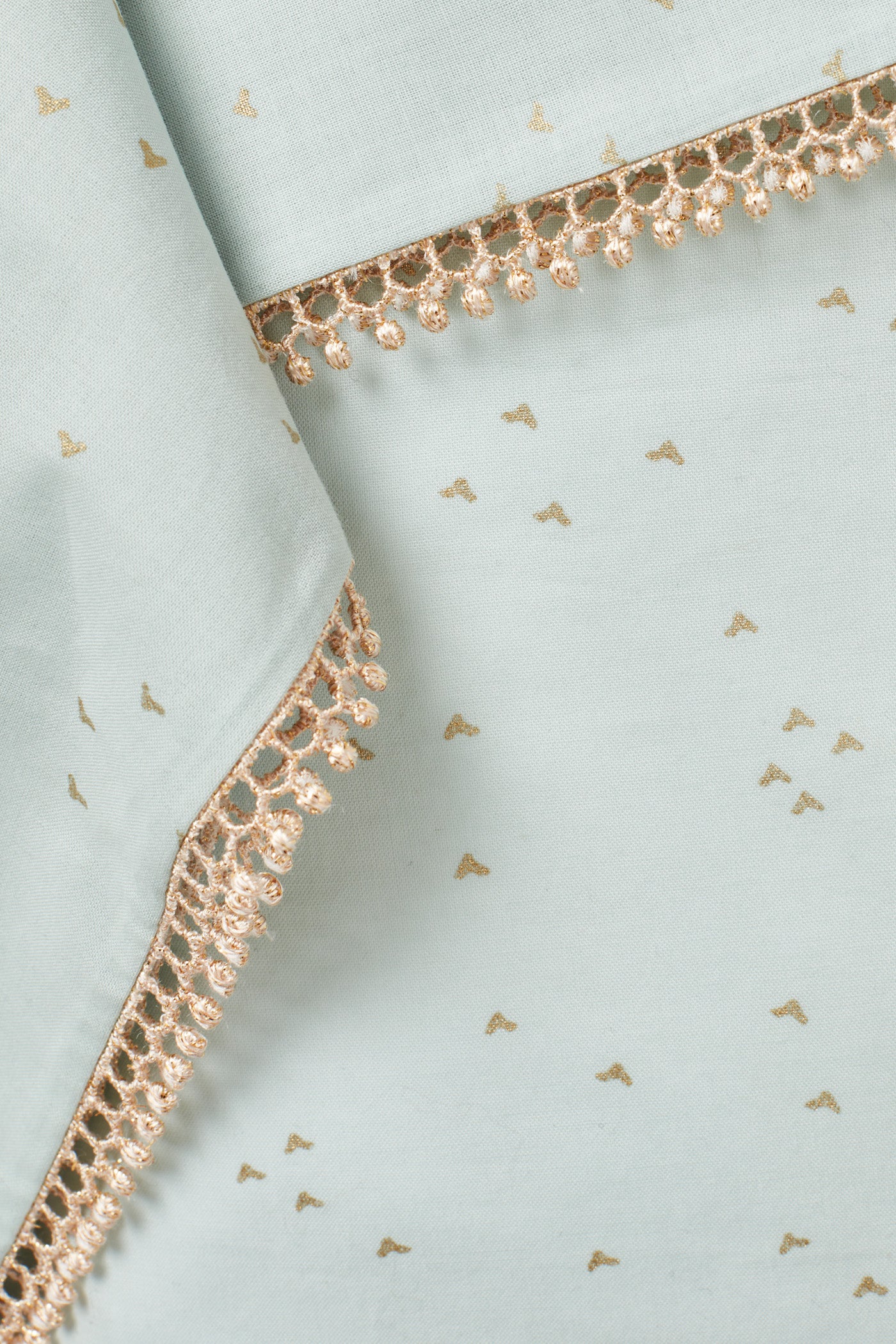 Mint with Gold Dots Duvet Cover Set duvet for Single Bed