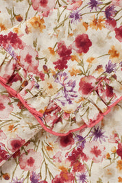 Poppy Linen Duvet Cover Set for Cot