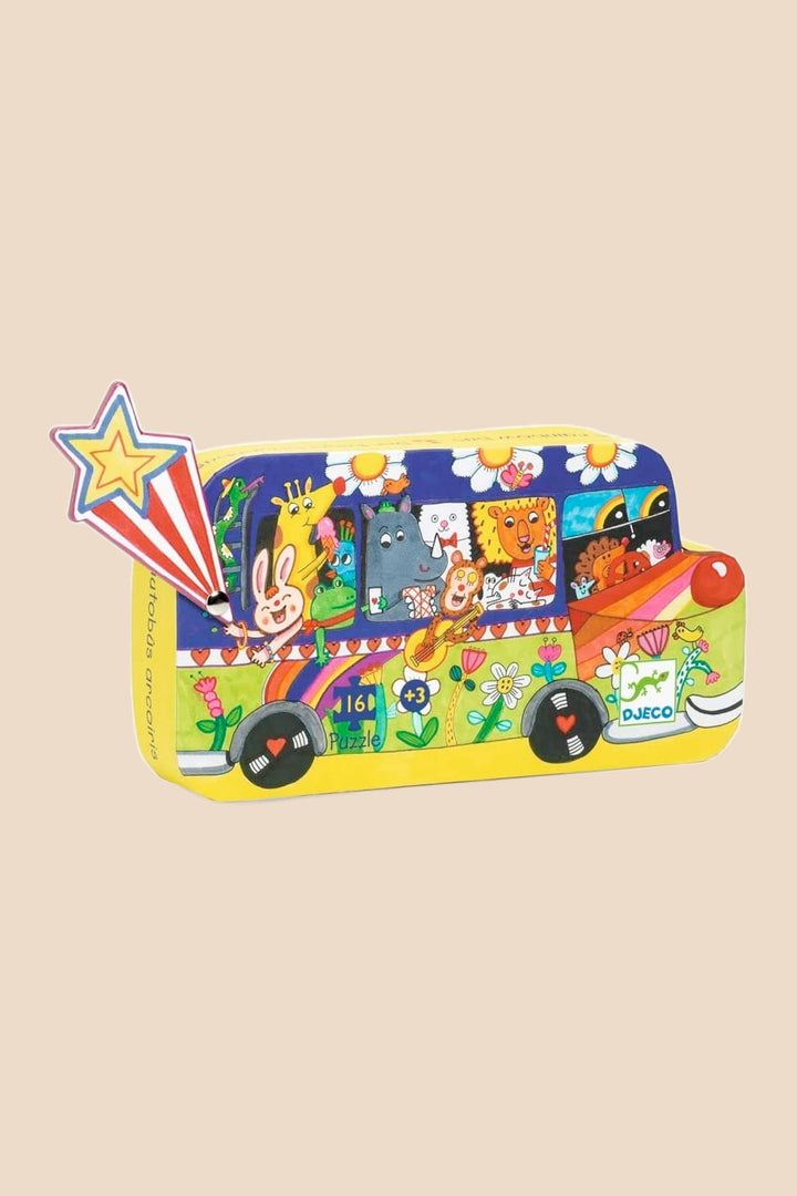 The Rainbow Bus - 16 PCS Puzzle