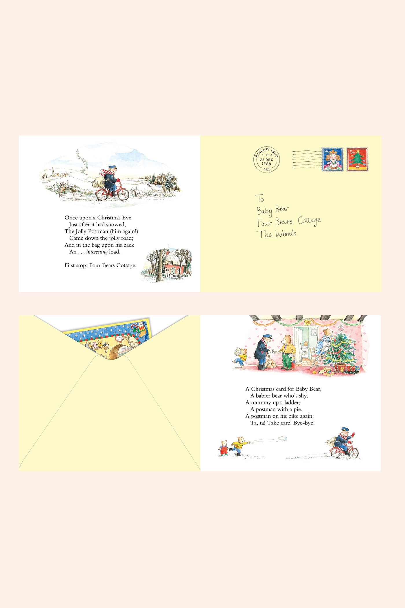 The Jolly Christmas Postman - Strawberries & Cream - Ingrid Lewis - DesignerThe Jolly Christmas Postman