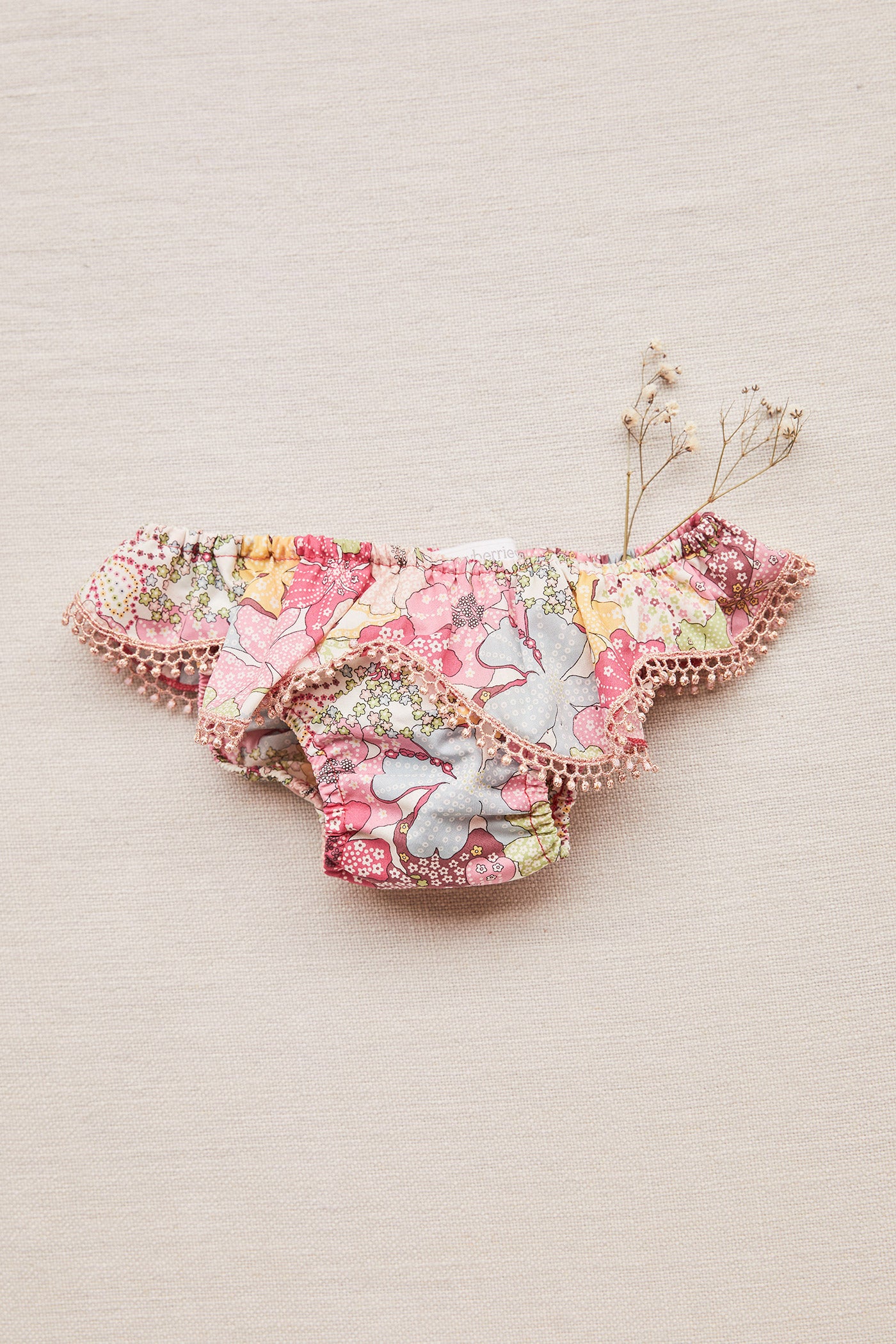 Circus in blue, pink and yellow flowers Liberty fabric - Swimwear Bottoms