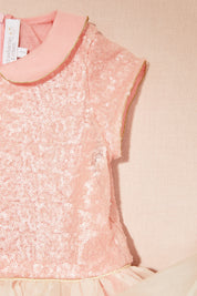 Fairy Dress with Silk Organza - Strawberries & Cream