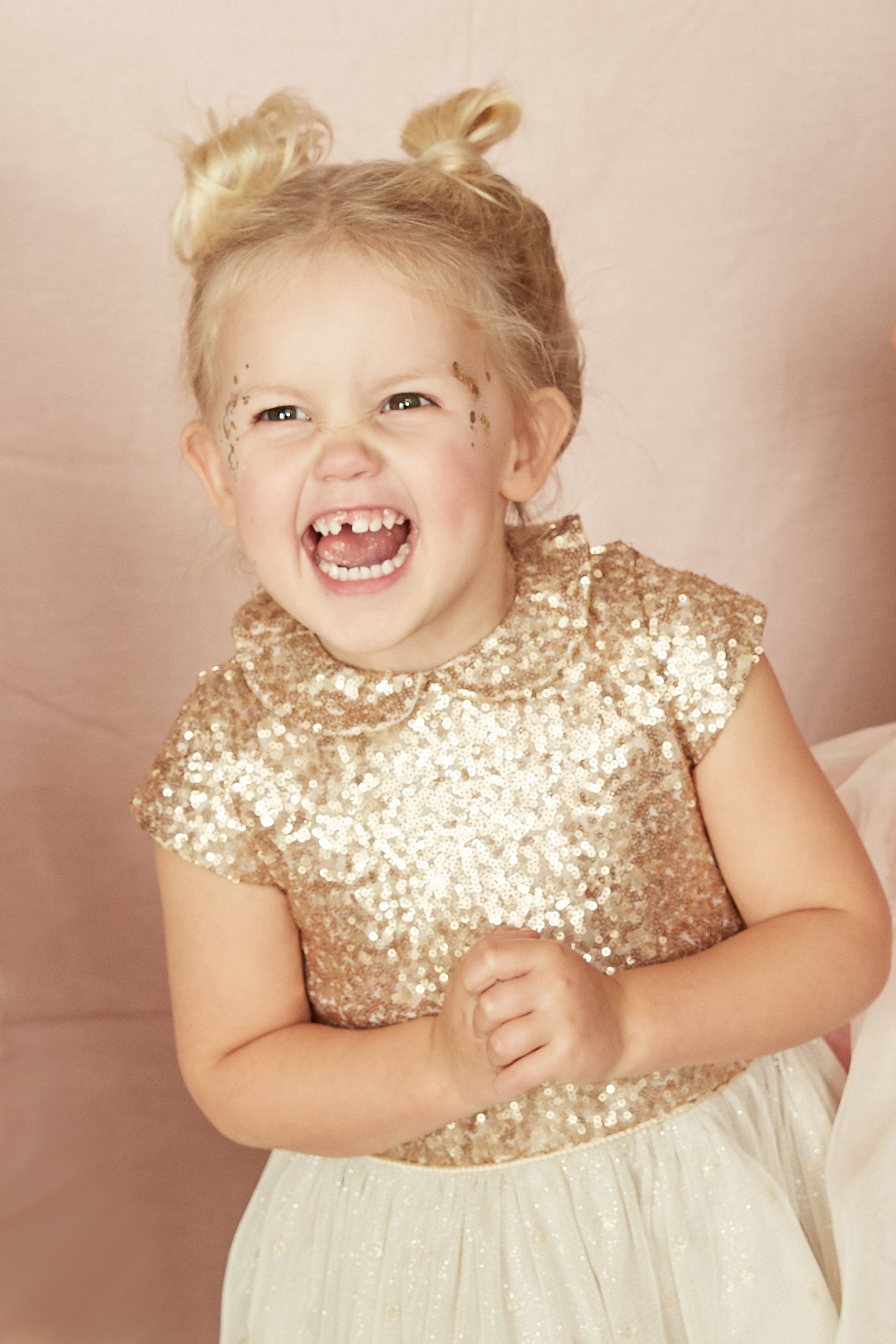 Fairy Tutu Bella Dress Gold - Strawberries & Cream