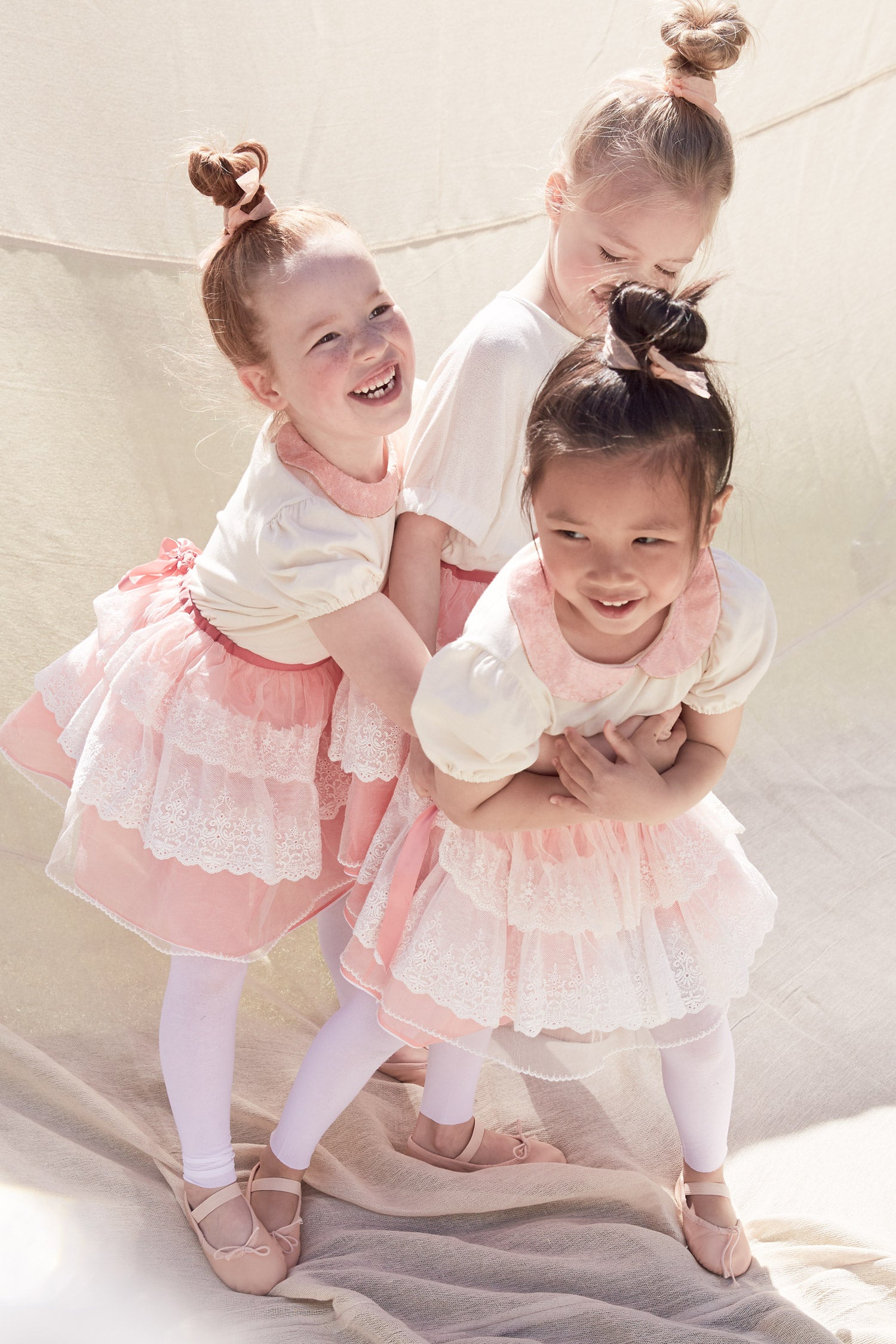 Opera Tutu Skirt - Strawberries & Cream