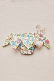Teardrop in Blue, purple and orange flowers Liberty fabric - Swimwear Bottoms
