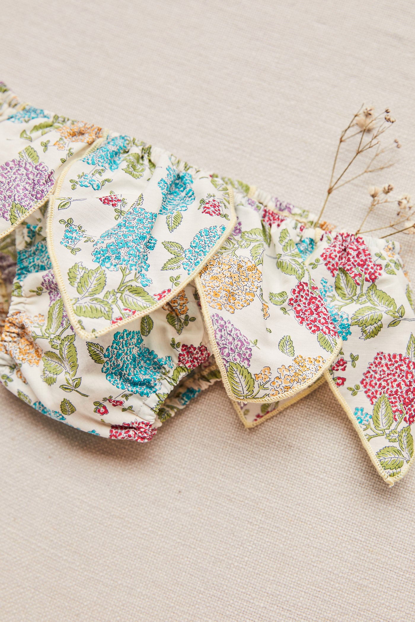 Teardrop in Blue, purple and orange flowers Liberty fabric - Swimwear Bottoms